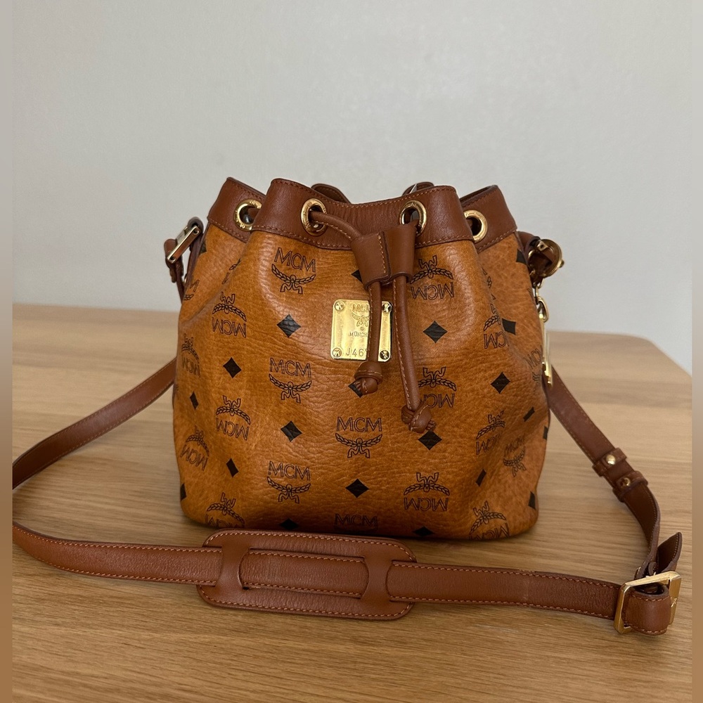 MCM Tan Crossbody Bag